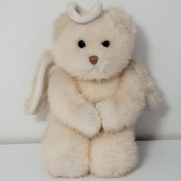 Vintage Ty 2003 Saint Angel Bear Plush Stuffed Animal Toy Polyester Collectible - Picture 1 of 13
